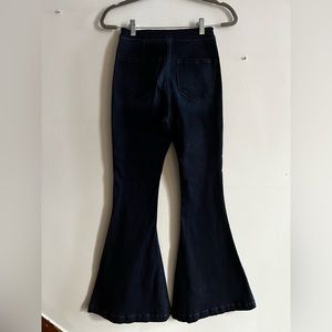 Dark Wash, Stretchy, Elephant Bell Jeans (no brand)